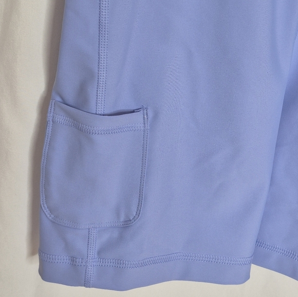 SAGE Collective Blue Iris/White Racerback Athletic Dress w/ Shorties - Size M - Picture 7 of 13